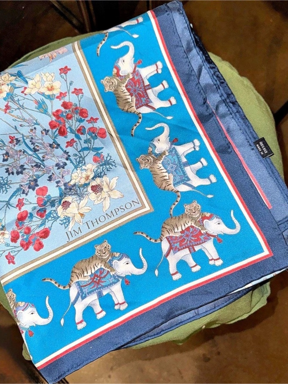 Jim Thompson “Tiger Top” Silk Scarf